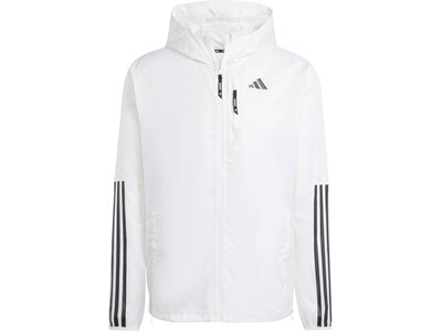 ADIDAS Herren Jacke Own The Run 3-Streifen Weiß