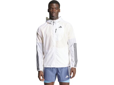 ADIDAS Herren Jacke Own The Run 3-Streifen Weiß