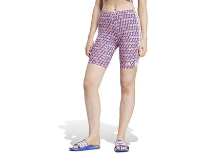 ADIDAS Damen Tight FARM Rio kurze Lila