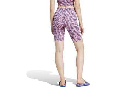 ADIDAS Damen Tight FARM Rio kurze Lila