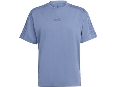 ADIDAS Herren Shirt ALL SZN 3-Streifen Garment Wash Grau