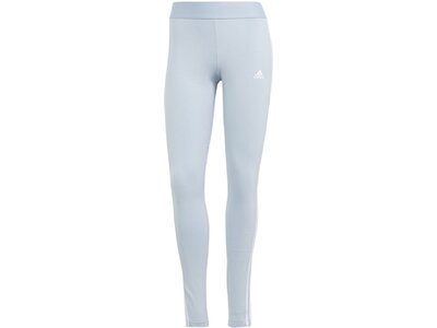 ADIDAS Damen Tight LOUNGEWEAR Essentials 3-Streifen Silber