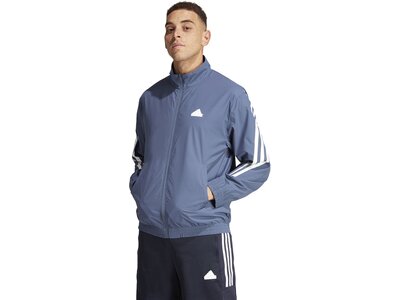 ADIDAS Herren Jacke Future Icons 3-Streifen Woven Grau