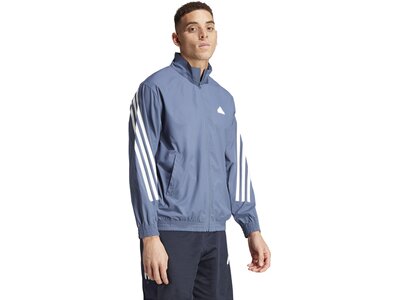 ADIDAS Herren Jacke Future Icons 3-Streifen Woven Grau