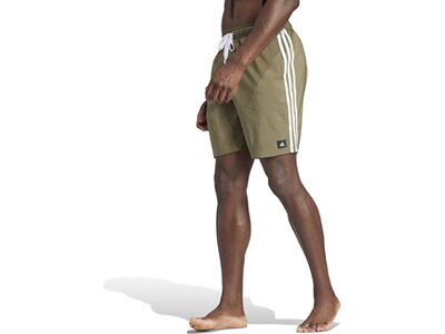 ADIDAS Herren Badeshorts 3-Streifen CLX Braun
