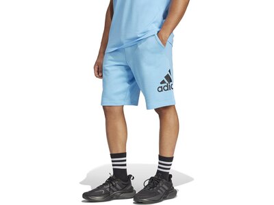 ADIDAS Herren Shorts Essentials Big Logo French Terry Blau