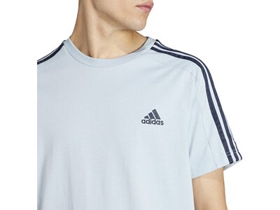 ADIDAS Herren Shirt Essentials Single Jersey 3-Streifen Grün