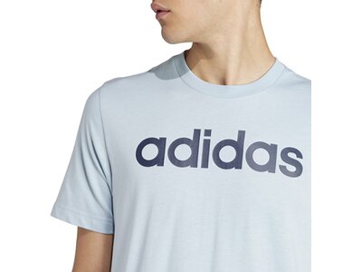 ADIDAS Herren Shirt Essentials Single Jersey Linear Embroidered Logo Grün