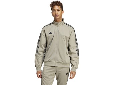 ADIDAS Herren Jacke Tiro Material Mix Grau