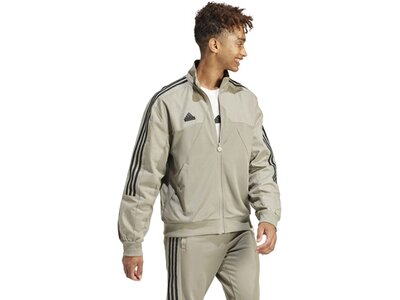 ADIDAS Herren Jacke Tiro Material Mix Grau