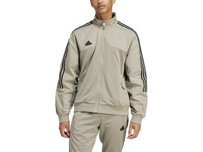 ADIDAS Herren Jacke Tiro Material Mix Grau