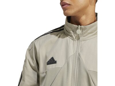 ADIDAS Herren Jacke Tiro Material Mix Grau