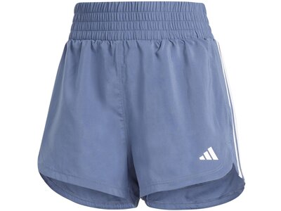 ADIDAS Damen Shorts Pacer Training 3-Streifen Woven High-Rise (Länge 5 Zoll) Grau