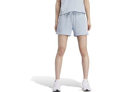 ADIDAS Damen Shorts Essentials Linear French Terry Silber