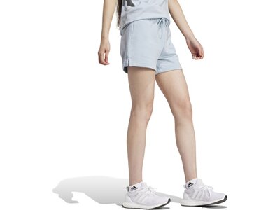 ADIDAS Damen Shorts Essentials Linear French Terry Silber