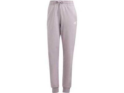 ADIDAS Damen Hose Essentials Linear French Terry Cuffed Silber