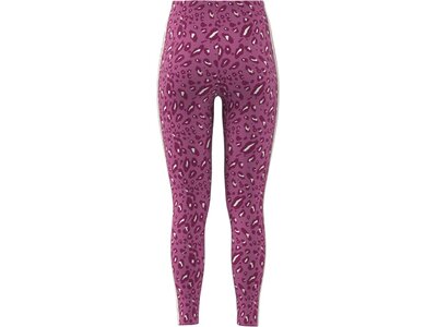 ADIDAS Damen Tight Essentials 3-Streifen Animal Print Lila