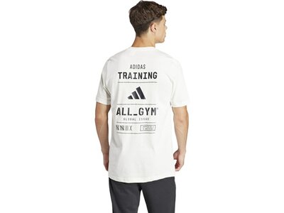 ADIDAS Herren Shirt AEROREADY All-Gym Category Graphic Weiß