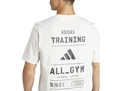 ADIDAS Herren Shirt AEROREADY All-Gym Category Graphic Weiß