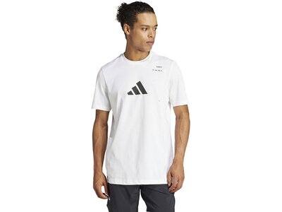 ADIDAS Herren Shirt AEROREADY Tennis Category Graphic Weiß