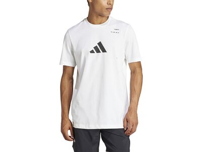 ADIDAS Herren Shirt AEROREADY Tennis Category Graphic Weiß