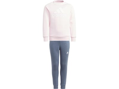 ADIDAS Kinder Sportanzug Essentials Logo Fleece Pink