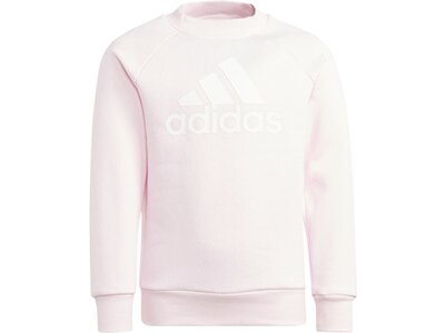 ADIDAS Kinder Sportanzug Essentials Logo Fleece Pink