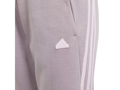 ADIDAS Kinder Hose Future Icons 3-Streifen Cotton Silber