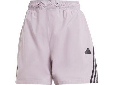 ADIDAS Damen Shorts Future Icons 3-Streifen Woven Silber