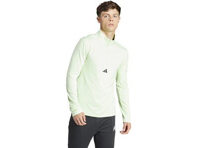 ADIDAS Herren Rolli Workout Quarter-Zip Grau