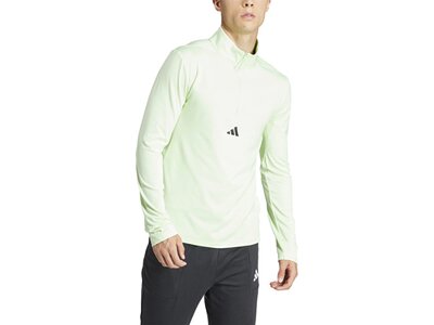 ADIDAS Herren Rolli Workout Quarter-Zip Grau