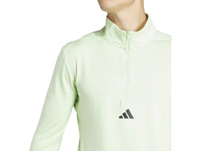 ADIDAS Herren Rolli Workout Quarter-Zip Grau