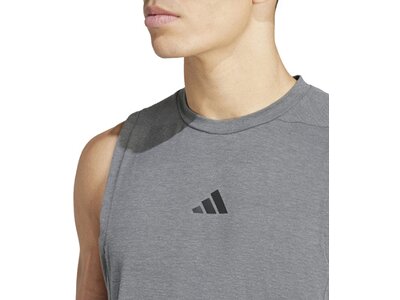 ADIDAS Herren Shirt Designed for Training Workout Grau