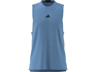 ADIDAS Herren Shirt Designed for Training Workout Blau