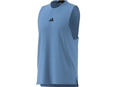 ADIDAS Herren Shirt Designed for Training Workout Blau