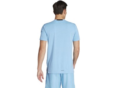 ADIDAS Herren Shirt Designed for Training Workout Blau