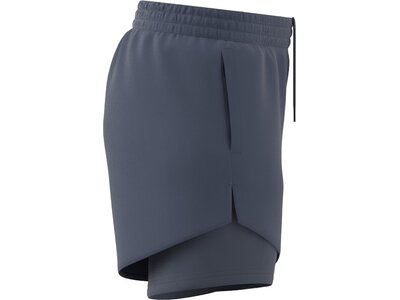 ADIDAS Damen Shorts AEROREADY Made for Training Minimal Two-in-One Blau