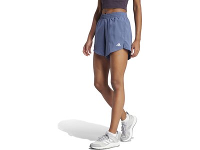 ADIDAS Damen Shorts AEROREADY Made for Training Minimal Two-in-One Blau