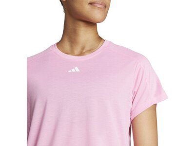 ADIDAS Damen Shirt AEROREADY Train Essentials Minimal Branding Pink