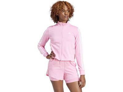 ADIDAS Damen Jacke AEROREADY Train Essentials 3-Streifen Pink