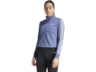 ADIDAS Damen Jacke AEROREADY Train Essentials 3-Streifen Grau