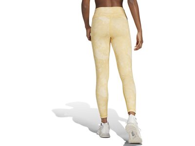 ADIDAS Damen Tight Train Essentials AOP Flower Tie-Dye Braun