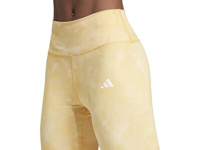 ADIDAS Damen Tight Train Essentials AOP Flower Tie-Dye Braun
