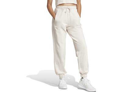 ADIDAS Damen Hose ALL SZN French Terry 3-Streifen Garment Wash Grau