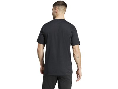 ADIDAS Herren Shirt Train Essentials Camo Graphic Logo Grau