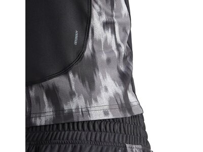 ADIDAS Damen Top Train Essentials Allover Print Flower Tie-Dye Grau