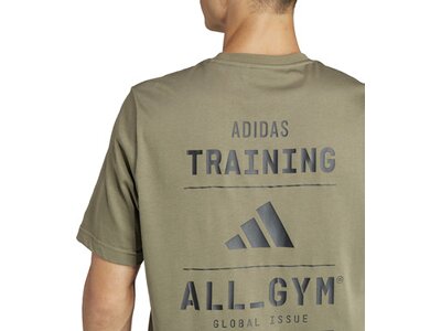 ADIDAS Herren Shirt AEROREADY All-Gym Category Graphic Grau