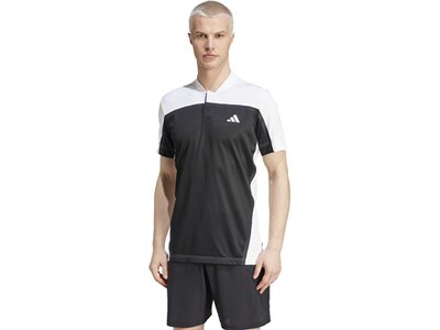 ADIDAS Herren Polo Tennis HEAT.RDY Pro FreeLift Henley Weiß