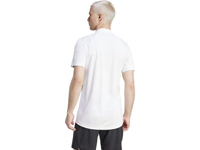 ADIDAS Herren Polo Tennis HEAT.RDY Pro FreeLift Henley Weiß