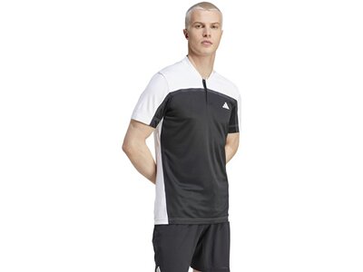 ADIDAS Herren Polo Tennis HEAT.RDY Pro FreeLift Henley Weiß